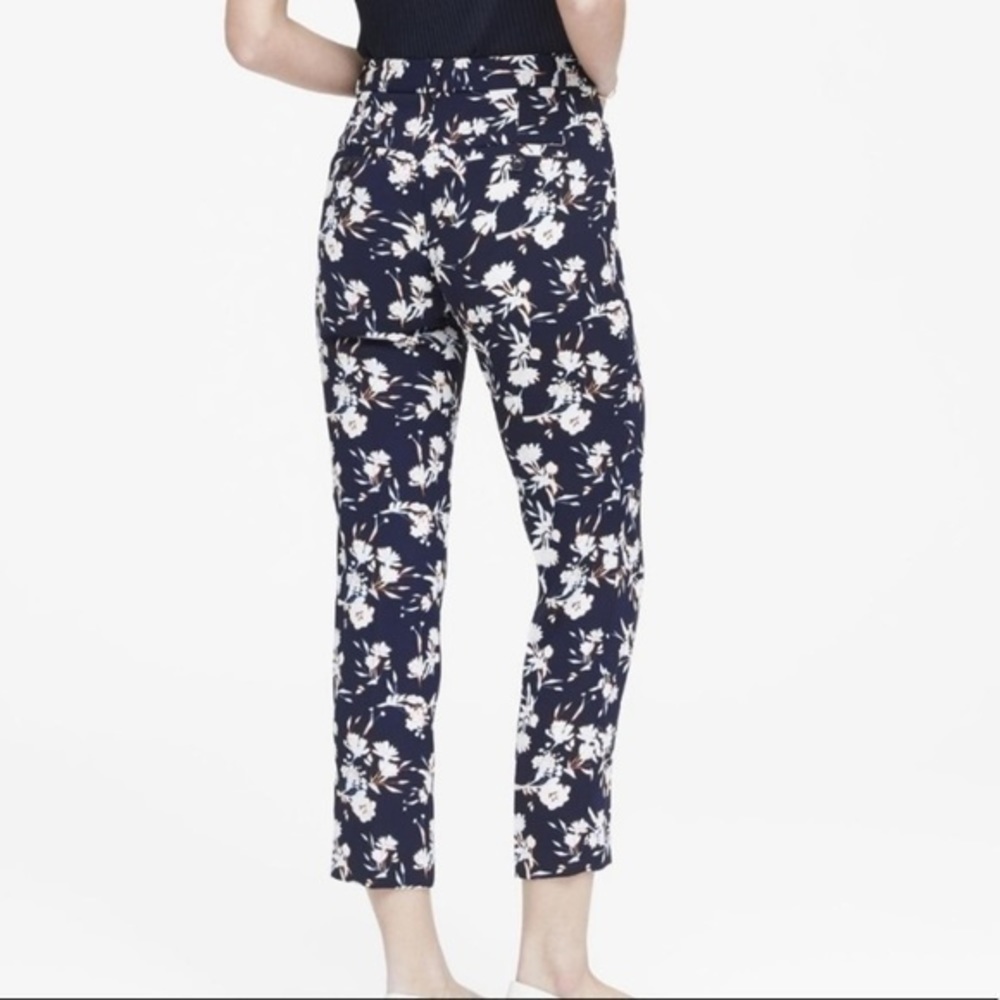 NWOT Banana Republic ‘Avery’ floral ankle pants 8L - Picture 2 of 9